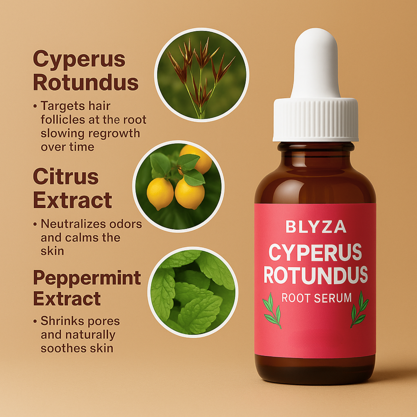 Cyperus Rotundus Root Serum