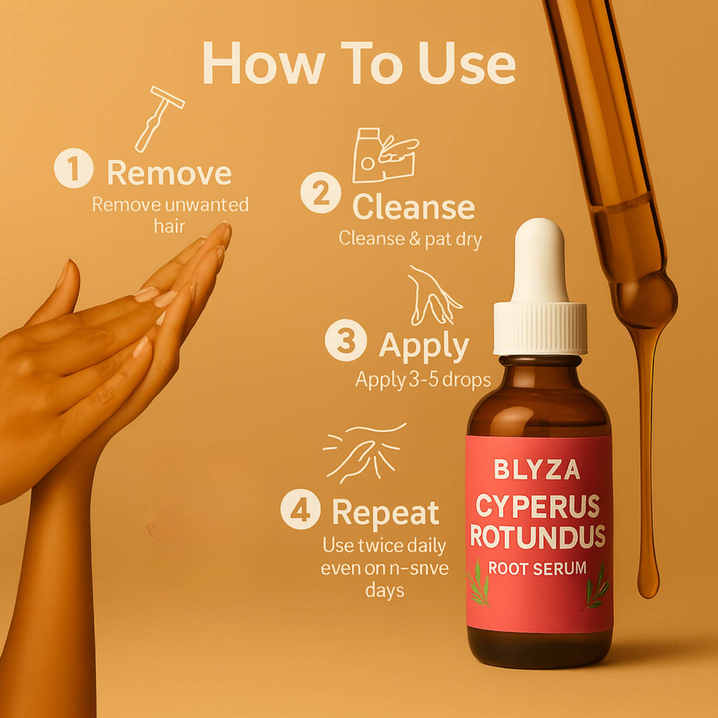 Cyperus Rotundus Root Serum